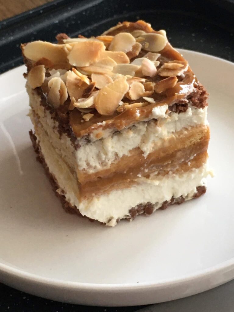 Ciasto migdałowa krówka